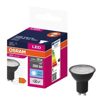 LED Izzó VALUE PAR16 GU10/4,5W/230V 4000K 120° - Ledvance