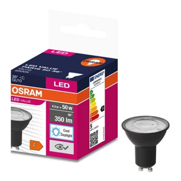 LED Izzó VALUE PAR16 GU10/4,5W/230V 4000K 36° - Ledvance