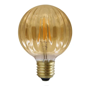 LED izzó VINTAGE AMBER E27/4W/230V G100 2700K