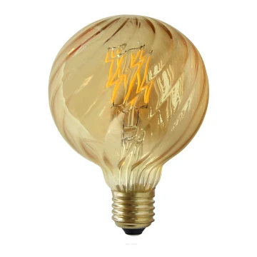 LED Izzó VINTAGE AMBER G95 E27/4W/230V 2700K