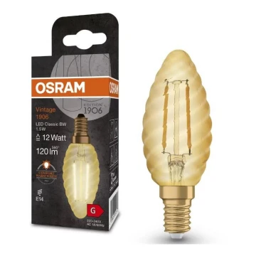 LED Izzó VINTAGE E14/1,5W/230V 2400K - Osram