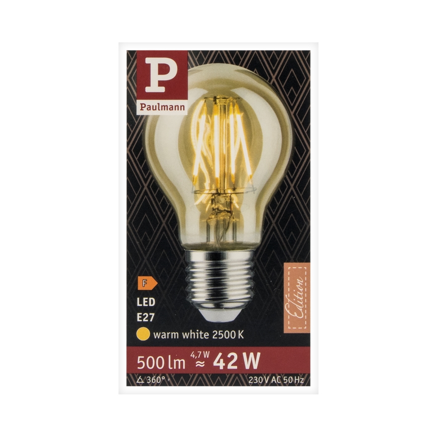 LED Izzó VINTAGE E27/4,7W 2500K - Paulmann 28714