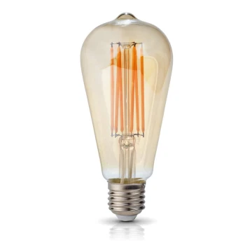 LED Izzó VINTAGE FST64 E27/7W/230V 2700K