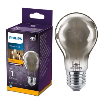 LED Izzó VINTAGE Philips A60 E27/2,3W/230V 1800K