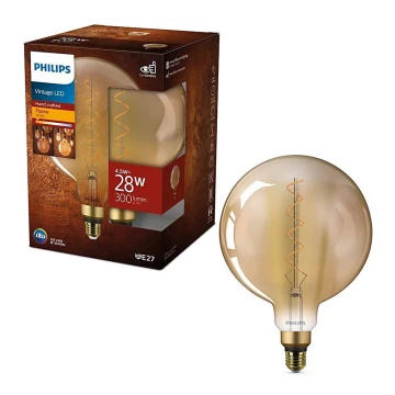 LED Izzó VINTAGE Philips E27/4,5W/230V 1800K