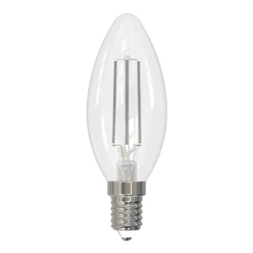 LED Izzó WHITE FILAMENT C35 E14/4,5W/230V 3000K