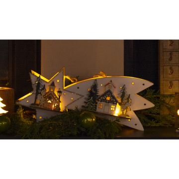 LED Karácsonyi dekoráció LED/2xAA üstökös