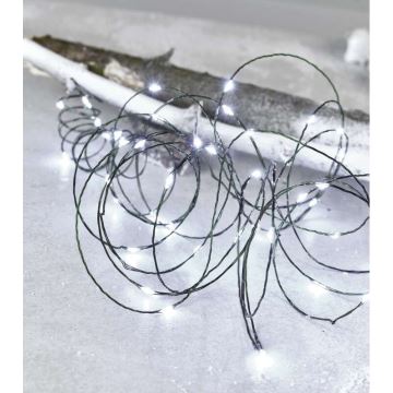 LED Karácsonyi kültéri lánc 75xLED/12,5m IP44 hideg fehér