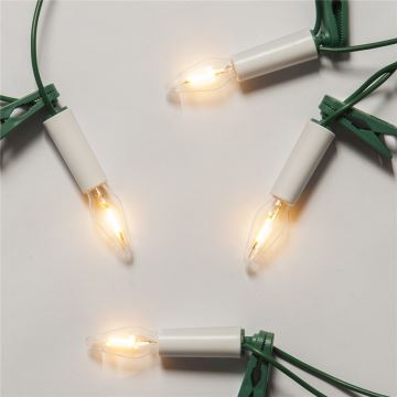 LED Karácsonyi lánc FELICIA FILAMENT 10,5 m LED/0,2W/230V/14V