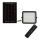 LED kültéri dimmelhető napelemes reflektor LED/6W/3,2V IP65 4000K fekete + távirányítás