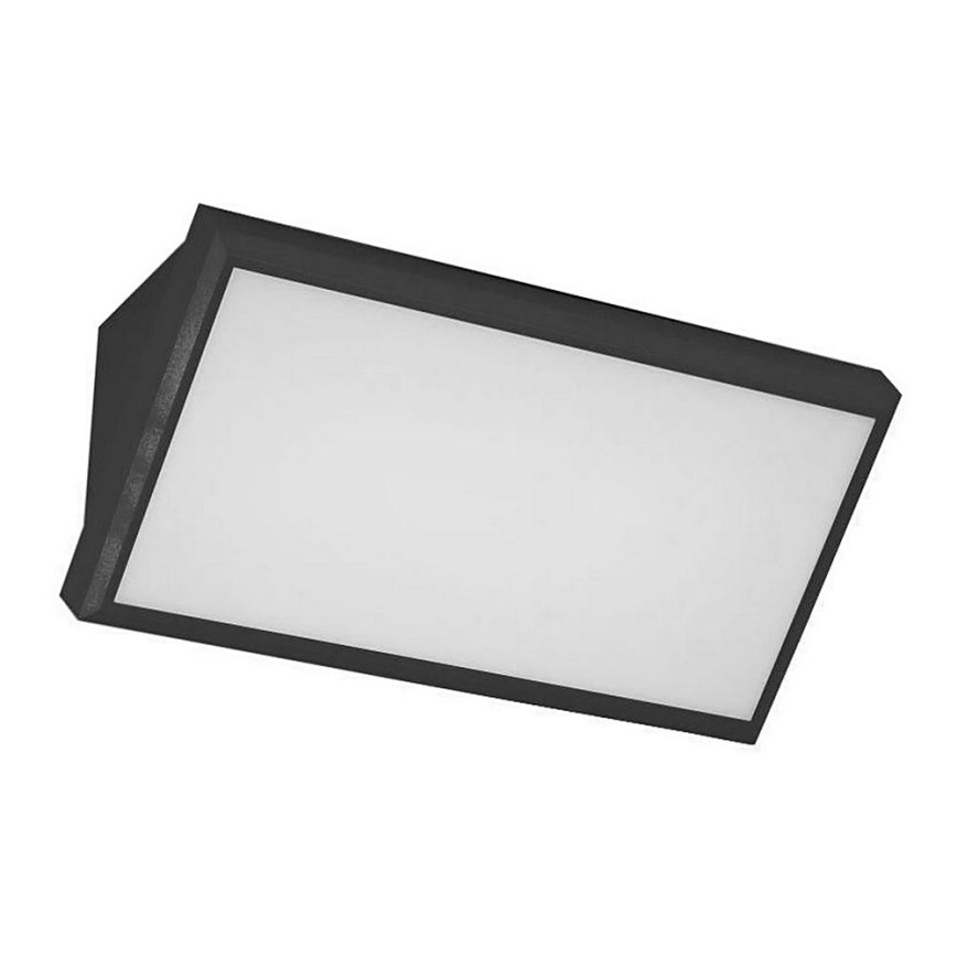 LED Kültéri fali lámpa LED/12W/230V 6400K IP65 fekete