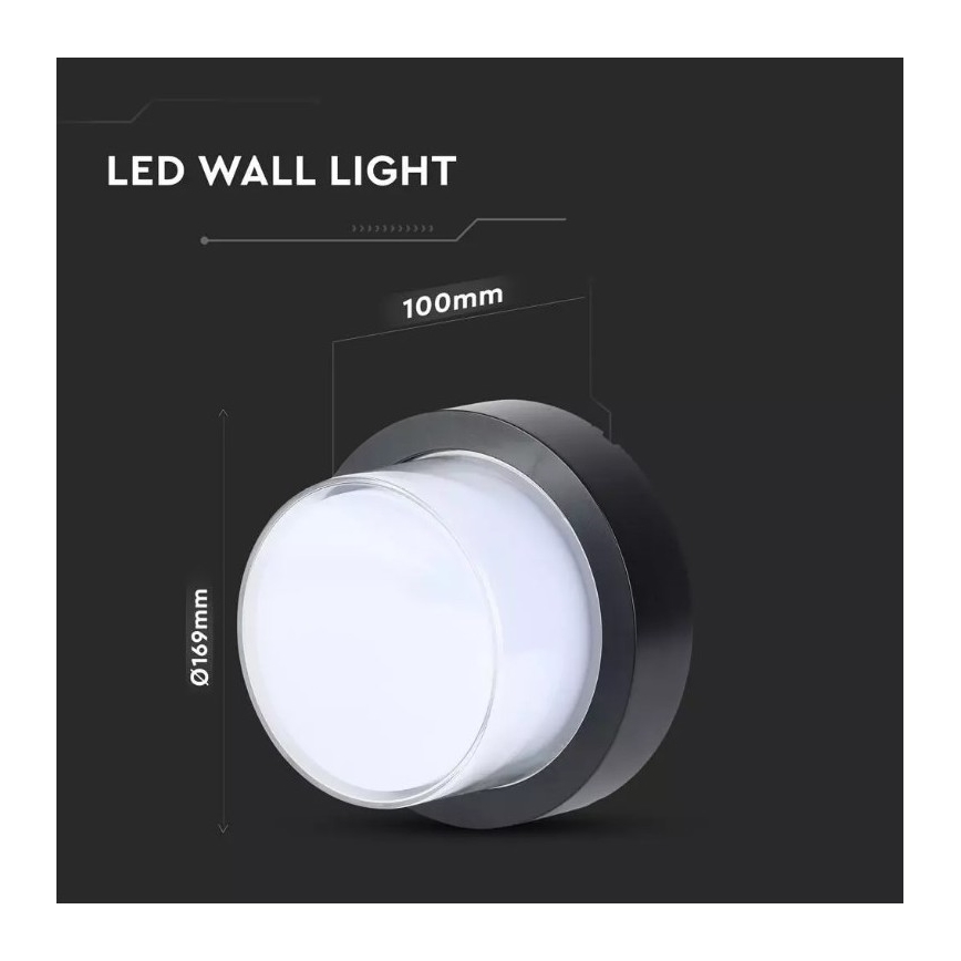 LED Kültéri fali lámpa LED/12W/230V IP65 3000K