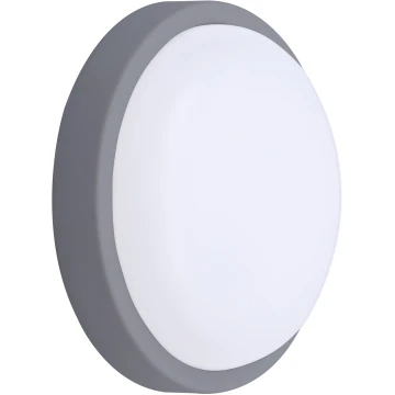 LED Kültéri fali lámpa LED/13W/230V 4000K IP54 szürke kerek