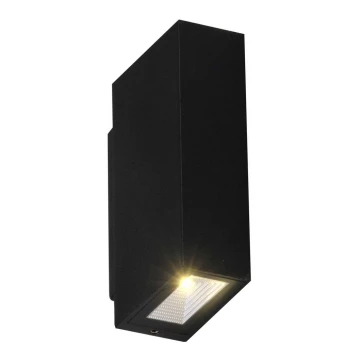 LED Kültéri fali lámpa ORLEAN 2xLED/2,5W/230V fekete IP54
