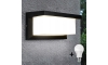 LED Kültéri fali lámpa szürkületérzékelővel NEELY 1xE27/9W/230V IP54 fekete