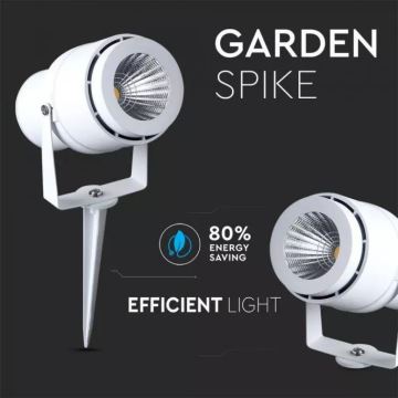 LED Kültéri lámpa LED/12W/100-240V IP65 fehér - zöld fény