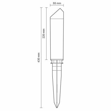 LED Kültéri lámpa LED/3W/230V 4000K IP65