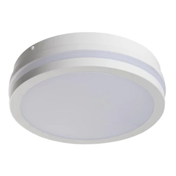 LED Kültéri mennyezeti lámpa érzékelővel BENO LED/18W/230V 4000K fehér IP54