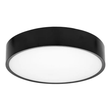 LED Kültéri mennyezeti lámpa érzékelővel MARTIN LED/15W/230V 3000/4000K átm. 30 cm IP65 fekete