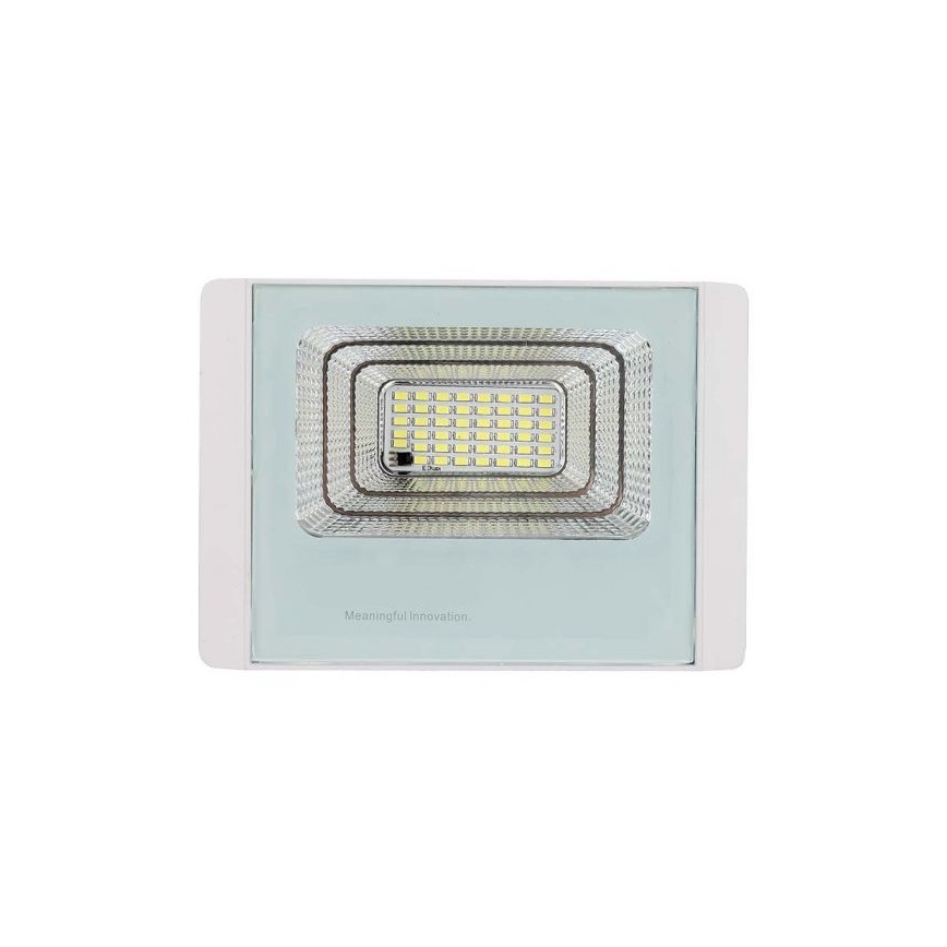 LED Kültéri napalemes reflektor LED/12W/3,2V IP65 4000K + távirányítás