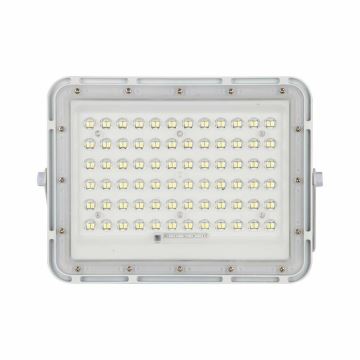 LED kültéri dimmelhető napelemes reflektor LED/15W/3,2V IP65 4000K fehér + távirányítás