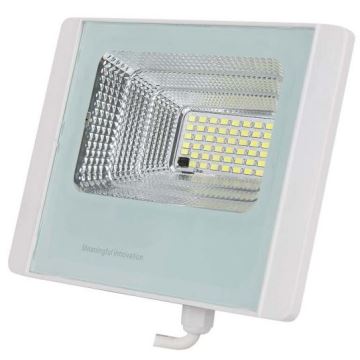 LED Kültéri napalemes reflektor LED/16W/3,2V IP65 4000K + távirányítás