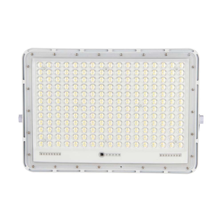 LED Kültéri napalemes reflektor LED/30W/3,2V 6400K fehér IP65 + távirányítás