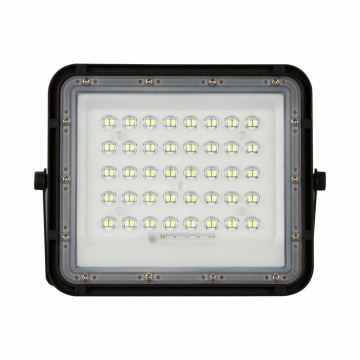 LED kültéri dimmelhető napelemes reflektor LED/6W/3,2V IP65 4000K fekete + távirányítás