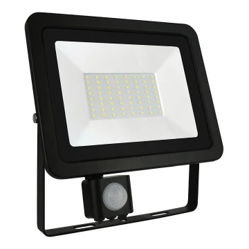 LED Kültéri reflektor érzékelővel NOCTIS LUX 3 LED/50W/230V 3000K IP44 fekete