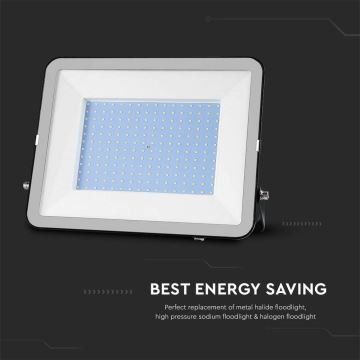 LED Kültéri reflektor SAMSUNG CHIP LED/200W/230V 4000K IP65 fekete