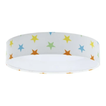 LED Mennyezeti lámpa GALAXY KIDS LED/24W/230V csillagok színes