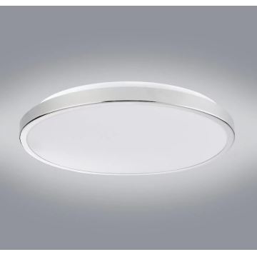 LED Mennyezeti lámpa KERN LED/24W/230V átm. 40 cm fényezett króm