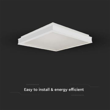 LED Mennyezeti lámpa LED/24W/230V 4000K 45x45 cm fehér