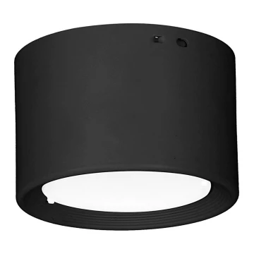 LED Mennyezeti lámpa LED/6W/230V fekete átm. 8 cm