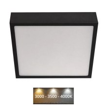LED Mennyezeti lámpa NEXXO LED/21W/230V 3000/3500/4000K 22,5x22,5 cm fekete