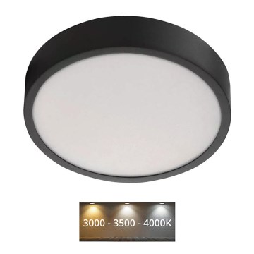 LED Mennyezeti lámpa NEXXO LED/21W/230V 3000/3500/4000K á. 22,5 cm fekete