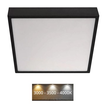 LED Mennyezeti lámpa NEXXO LED/28,5W/230V 3000/3500/4000K 30x30 cm fekete