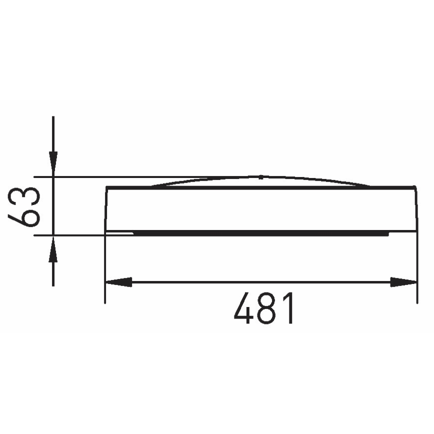 LED Mennyezeti lámpa SAMER LED/32W/230V 4000K