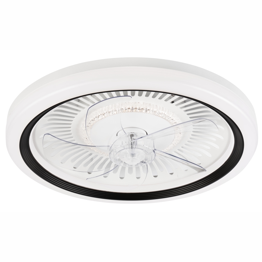 LED Dimmelhető mennyezeti lámpa ventilátorral GEMMA LED/37W/230V fehér + távirányítás