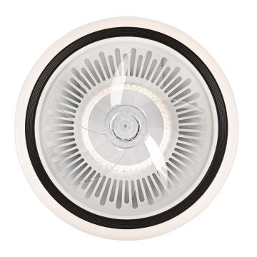 LED Dimmelhető mennyezeti lámpa ventilátorral GEMMA LED/37W/230V fehér + távirányítás