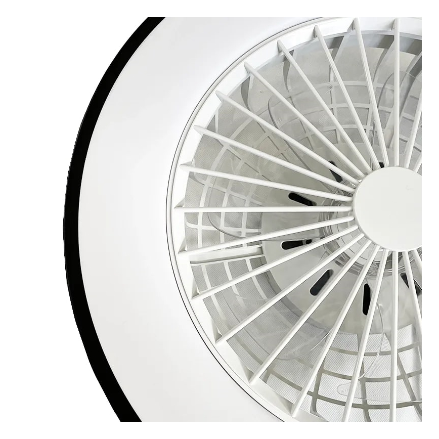 LED Dimmelhető mennyezeti lámpa ventilátorral OPAL LED/48W/230V 3000-6500K + távirányítás