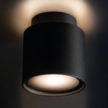 LED Mennyezeti spotlámpa SONOR 1xGU10/10W/230V + LED/4W fekete