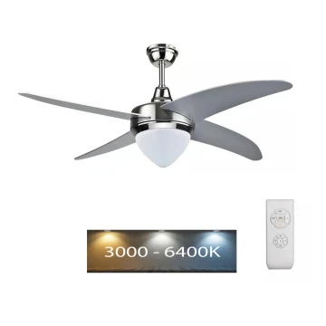 LED Mennyezeti ventilátor LED/15W/230V 3000K/4000K/6400K + távirányító