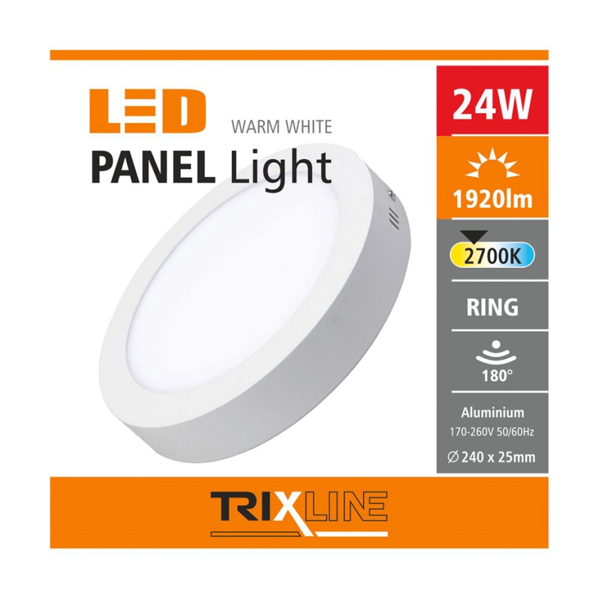 LED Menyezeti lámpa LED/24W/230V 2700K