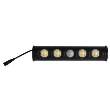 LED Napelemes fali lámpa érzékelővel LED/8W/3,7V IP65 3000K