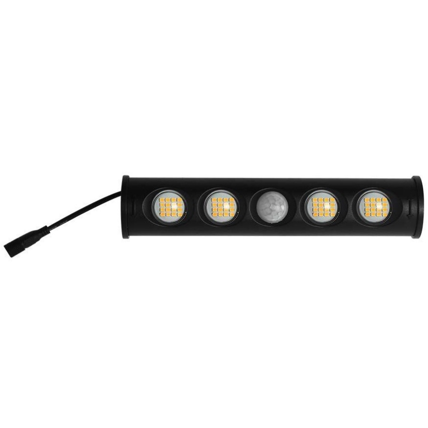 LED Napelemes fali lámpa érzékelővel LED/8W/3,7V IP65 4000K