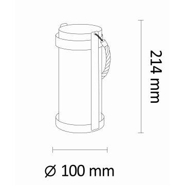 LED Napelemes lámpa ASKOY LED/1,2V IP44