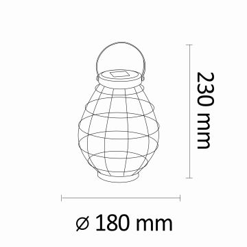 LED Napelemes lámpa KOGE LED/1,2V IP44