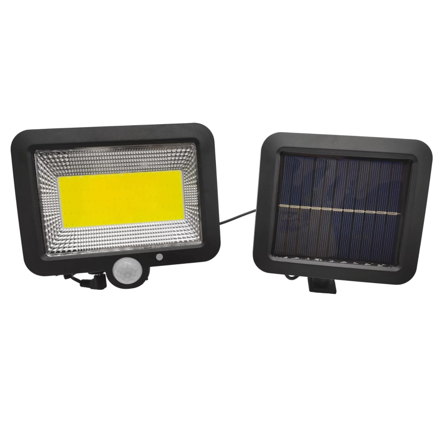 LED Napelemes reflektor érzékelővel DUO LED/1W/3,7V IP44