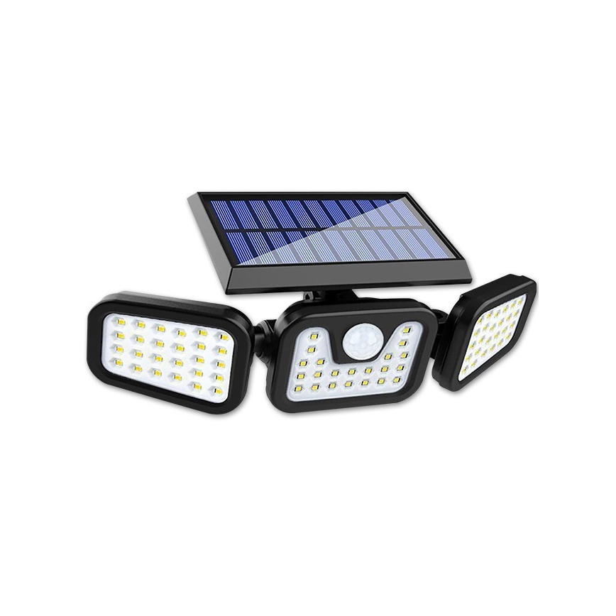 LED Rugalmas napelemes reflektor érzékelővel LED/15W/3,7V IP54 4500K